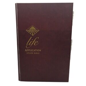 Life Application Study Bible New International Version Burgundy Hardcover‎